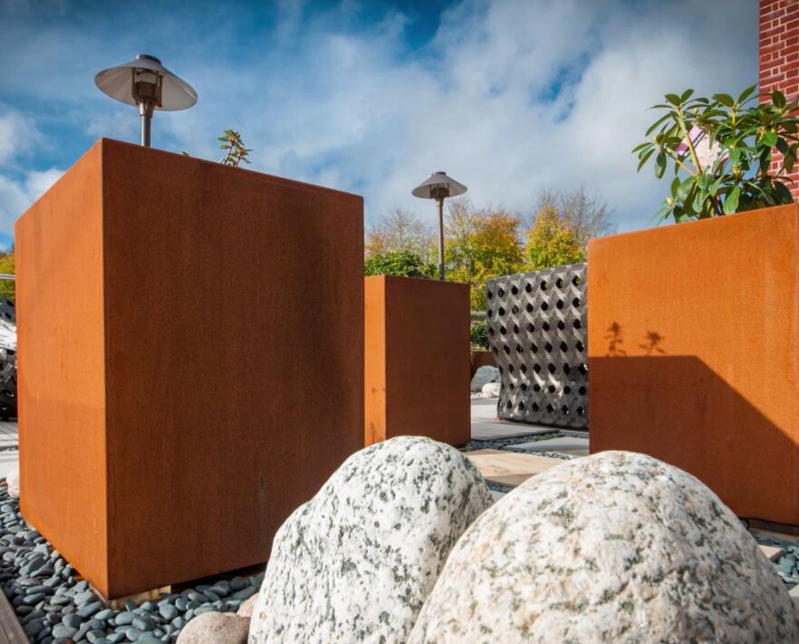 河北锈钢板花箱