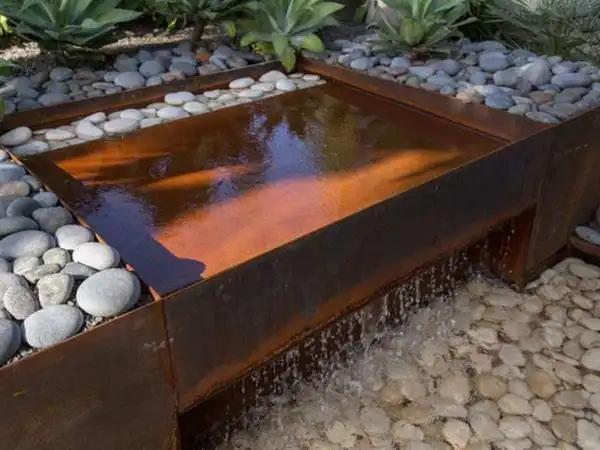 河北耐候钢水景